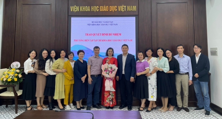 Lễ công bố và trao quyết định bổ nhiệm Phó Tổng Biên tập Tạp chí Khoa học Giáo dục Việt Nam